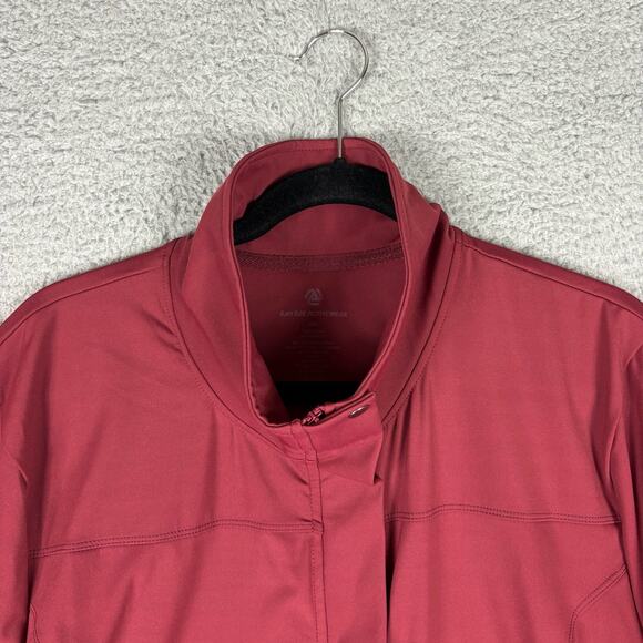 Any Age Activewear Long Sedona Jacket Women’s 4XL Maroon Travel Performance - Picture 4 of 7